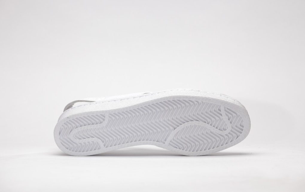 Superstar slip on clearance zilver